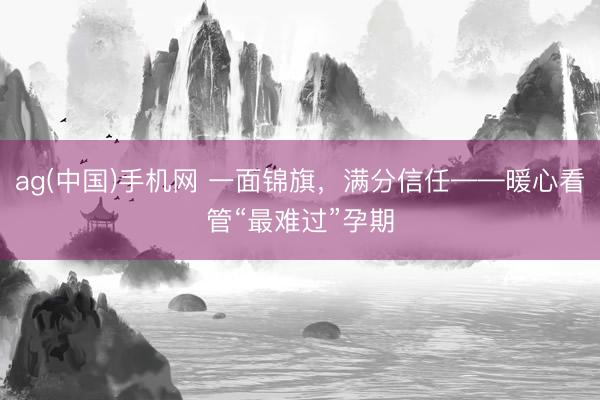 ag(中国)手机网 一面锦旗，满分信任——暖心看管“最难过”孕期