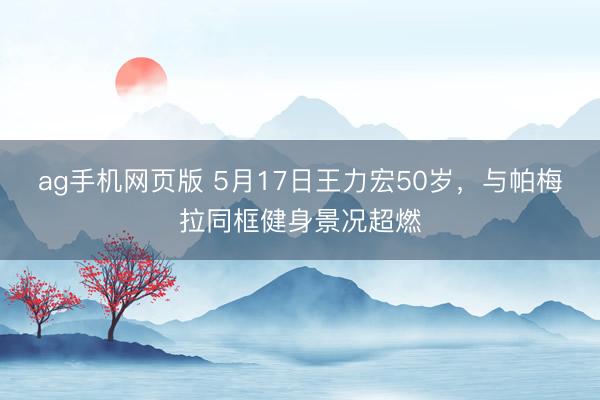 ag手机网页版 5月17日王力宏50岁，与帕梅拉同框健身景况超燃