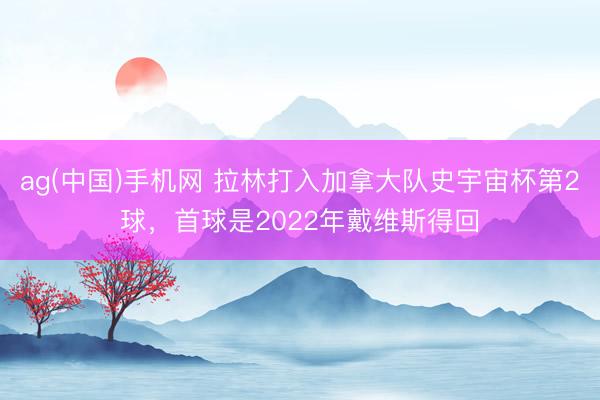 ag(中国)手机网 拉林打入加拿大队史宇宙杯第2球，首球是2022年戴维斯得回